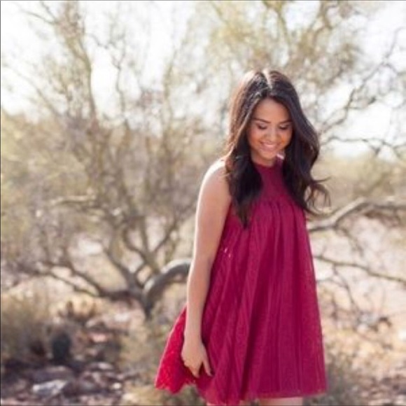 Free People Dresses & Skirts - Free People BOHO Lace Mini Swing Dress